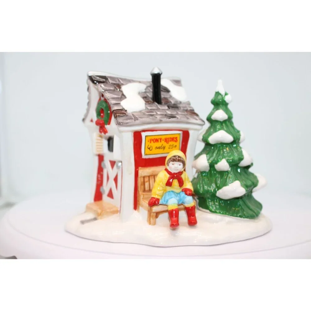 Dept 56 Snow Village - Pint Size Pony Rides